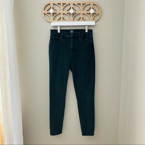BDG by Urban Outfitters Twig High Rise Cropped Denim Jeans Black Sz 27
